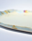 Serving elongated plate - Pink / Blue - XL - (38*30cm)