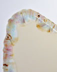 Serving elongated plate - Light blue / Pink - L - (34*26cm)
