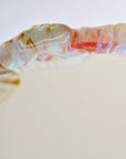 Serving elongated plate - Light blue / Pink - L - (34*26cm)