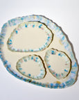 Set Blue green XXL (44*30cm) + 3plates (2*10*13cm)+(1*14*21cm)