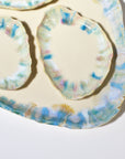 Set Blue green XXL (44*30cm) + 3plates (2*10*13cm)+(1*14*21cm)
