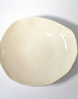 Pedestral Round Bowl On Big Leg - Mocha - L - (D35 H14cm)