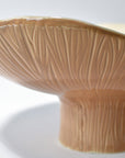 Pedestral Round Bowl On Big Leg - Mocha - L - (D35 H14cm)