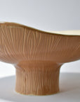 Pedestral Round Bowl On Big Leg - Mocha - L - (D35 H14cm)