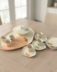 Color/Gold coffee cup 80ml (Set of 6)