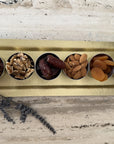 Ramadan brass tray with 6 bowls (40cm)