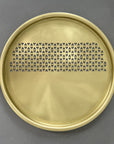 Brass tray thin edge (35cm) with half design