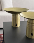 High leg brass bowl - 35 CM