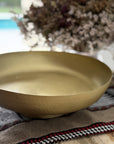 Brass bowl on big leg (35cm) - Gold