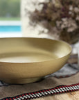 Brass bowl on big leg (35cm) - Gold