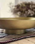 Brass bowl on big leg (35cm) - Gold