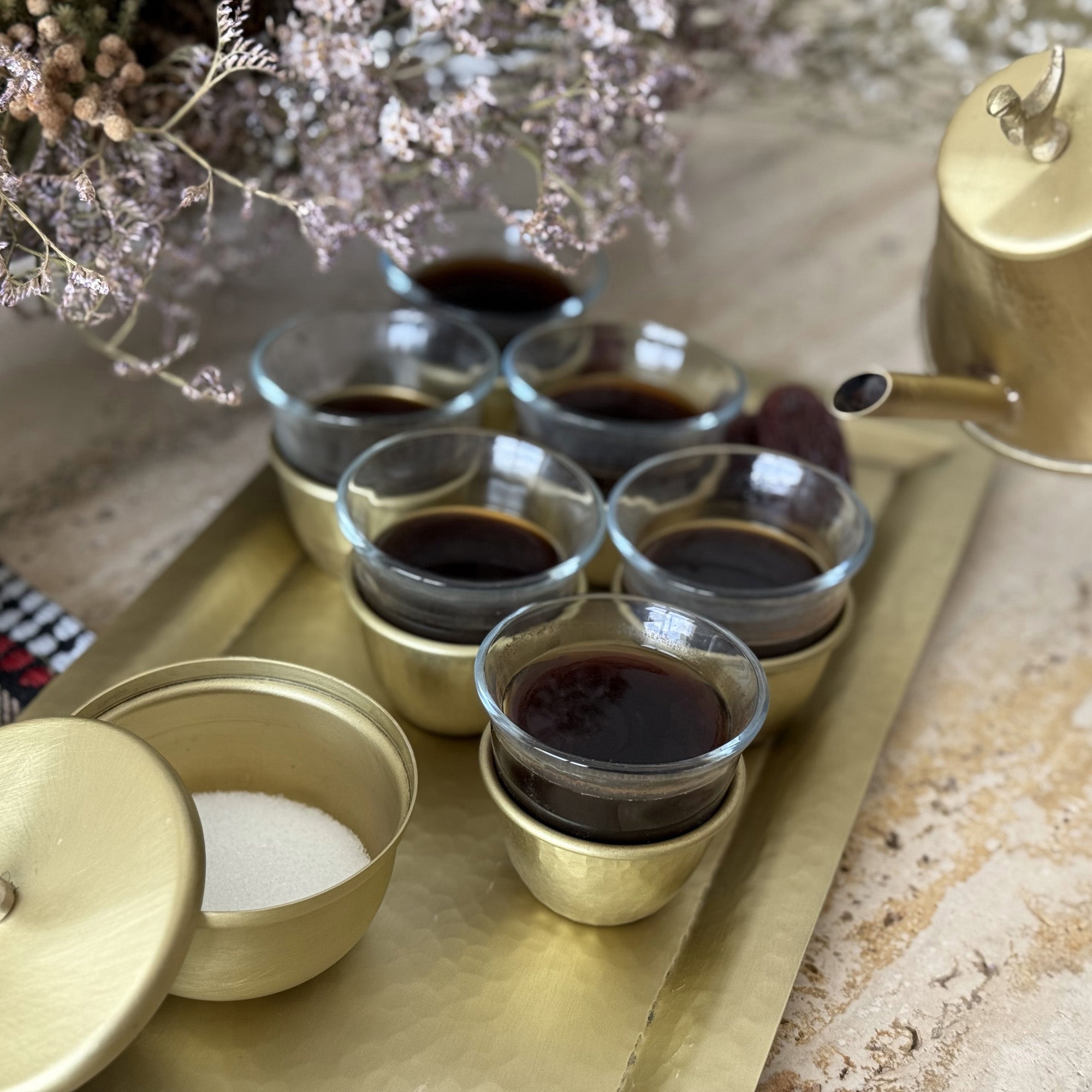 COFFEE SET - set of 6 cups