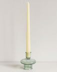 Mouthblown Candle Holder | Green