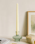 Mouthblown Candle Holder | Green