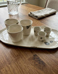 Silver Dot elongated tray 44/30