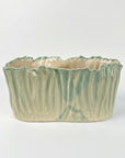 Wide Vase M 30H18cm Sage Green