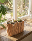Wide Vase S 25H15cm Milky Pink