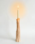 Candle Holders Textured Single Tall H30 Milky Pink
