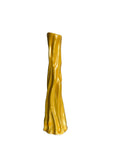 Candle Holders Textured Single Extra Tall H40 Cadmium Yellow