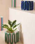 Plant Pot Estefania - Amor Del Color (Green)