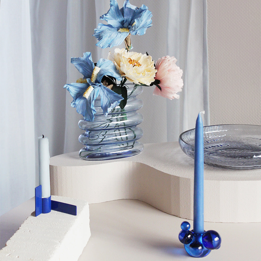 Bubble Candlestick | Blue