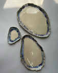 Set Blue/Purple M (32*23cm) + S(28*18cm) + mini plate
