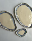Set Blue/Purple M (32*23cm) + S(28*18cm) + mini plate