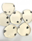 Silver Dot plate (Set of 6)