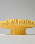 Cake Stand Textured D30 H12 Cadmium Yellow
